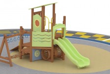 兒童木質滑梯14