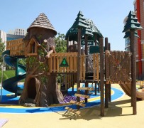 兒童木質滑梯25