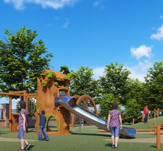 兒童木質滑梯32