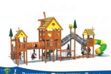 兒童木質滑梯10