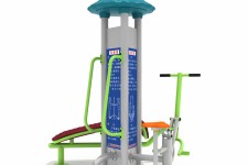 健騎機+扭腰器+腹肌板