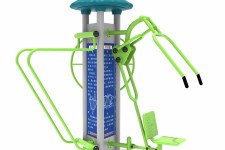 大轉輪+坐推訓練器+雙杠