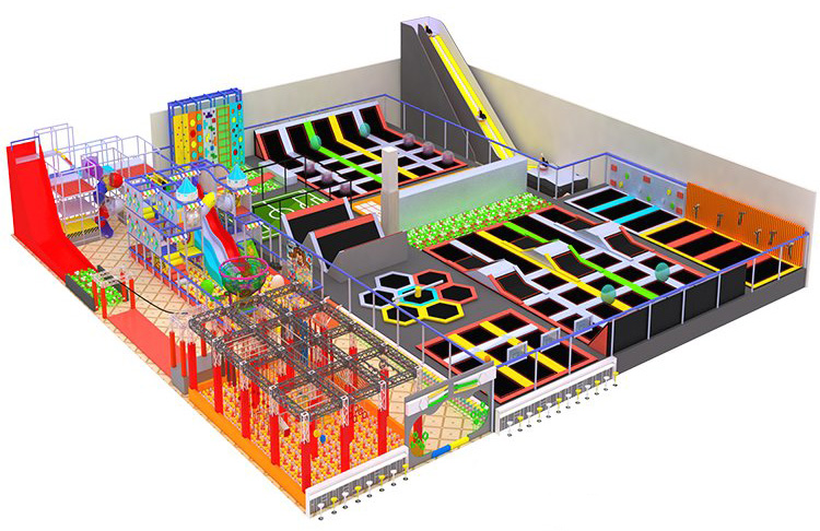 大型蹦床設備 大型蹦床設備