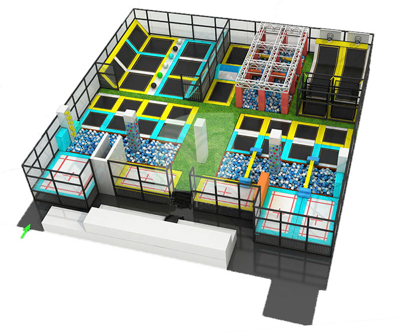 大型蹦床設備 大型蹦床設備