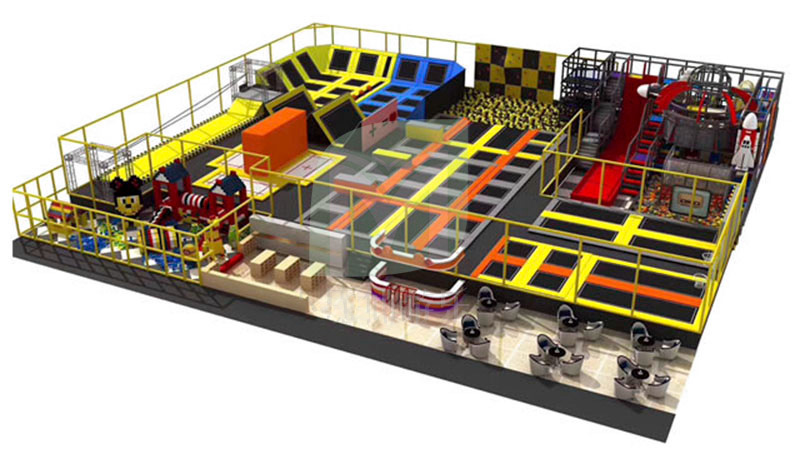 大型蹦床設備 大型蹦床設備