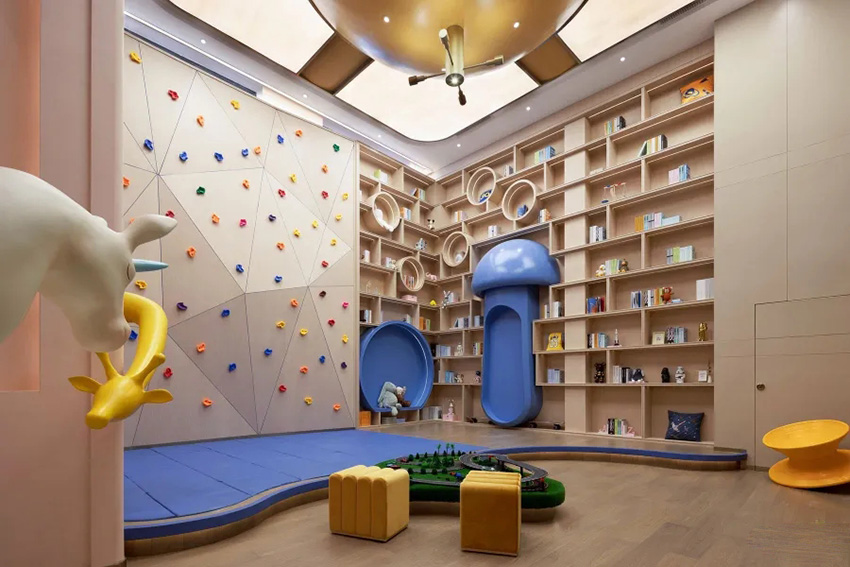 兒童攀巖墻設施
