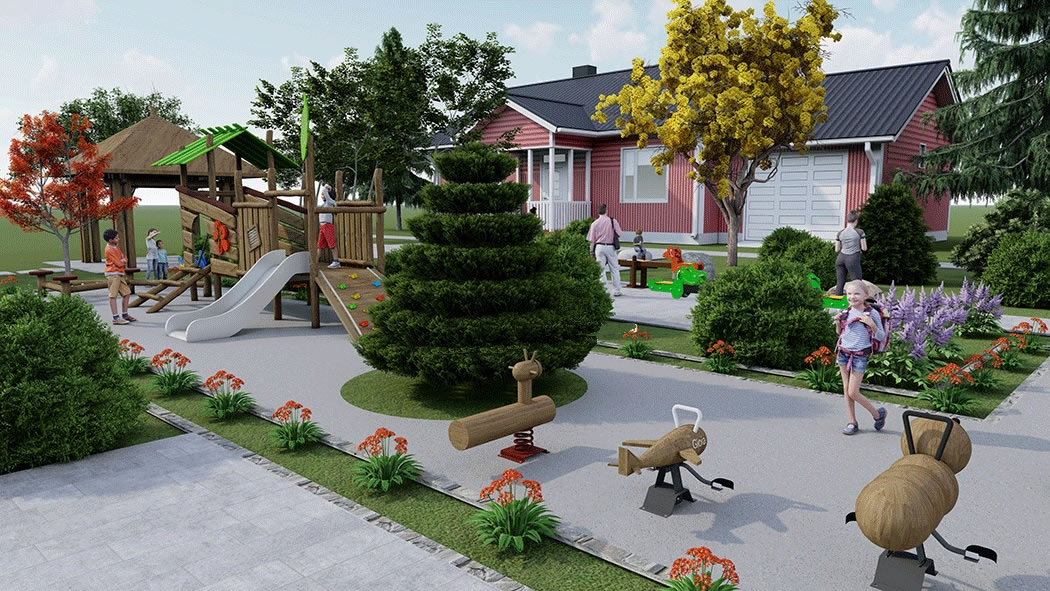 兒童組合滑梯設備