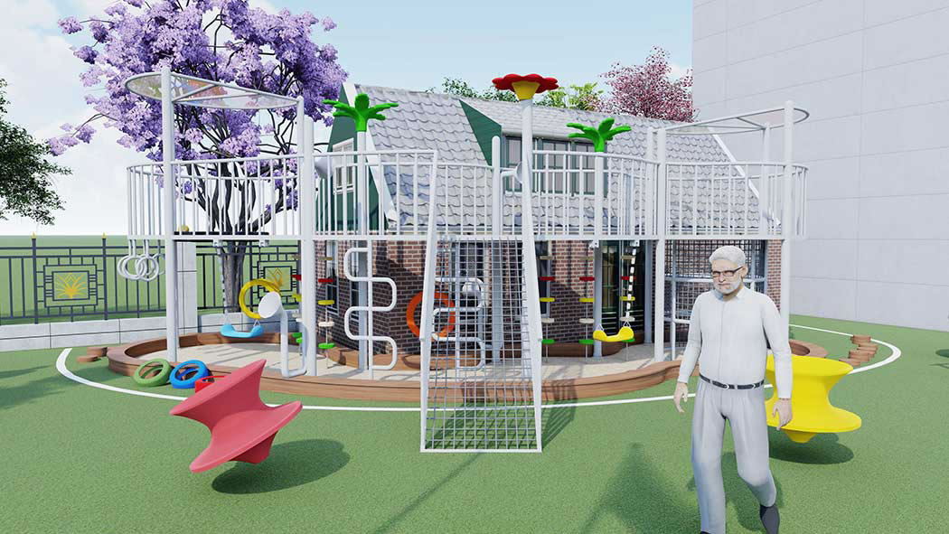 兒童滑滑梯設備