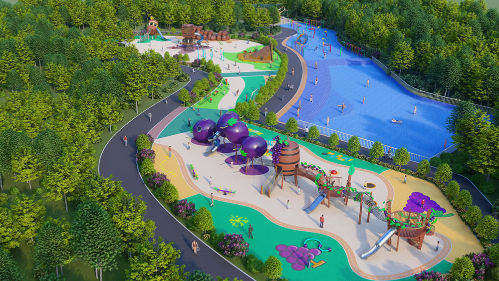 戶外組合滑梯設備