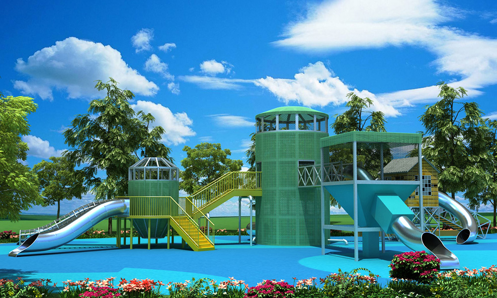 大型組合滑梯設備