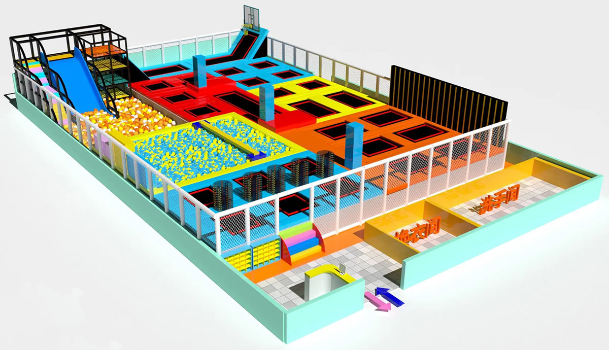 大型蹦床設(shè)備廠家