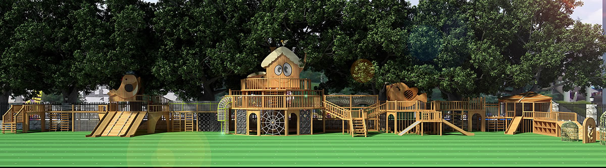 戶外木質滑梯定制