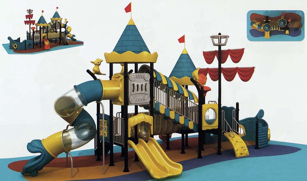 兒童海盜船滑梯設備廠家