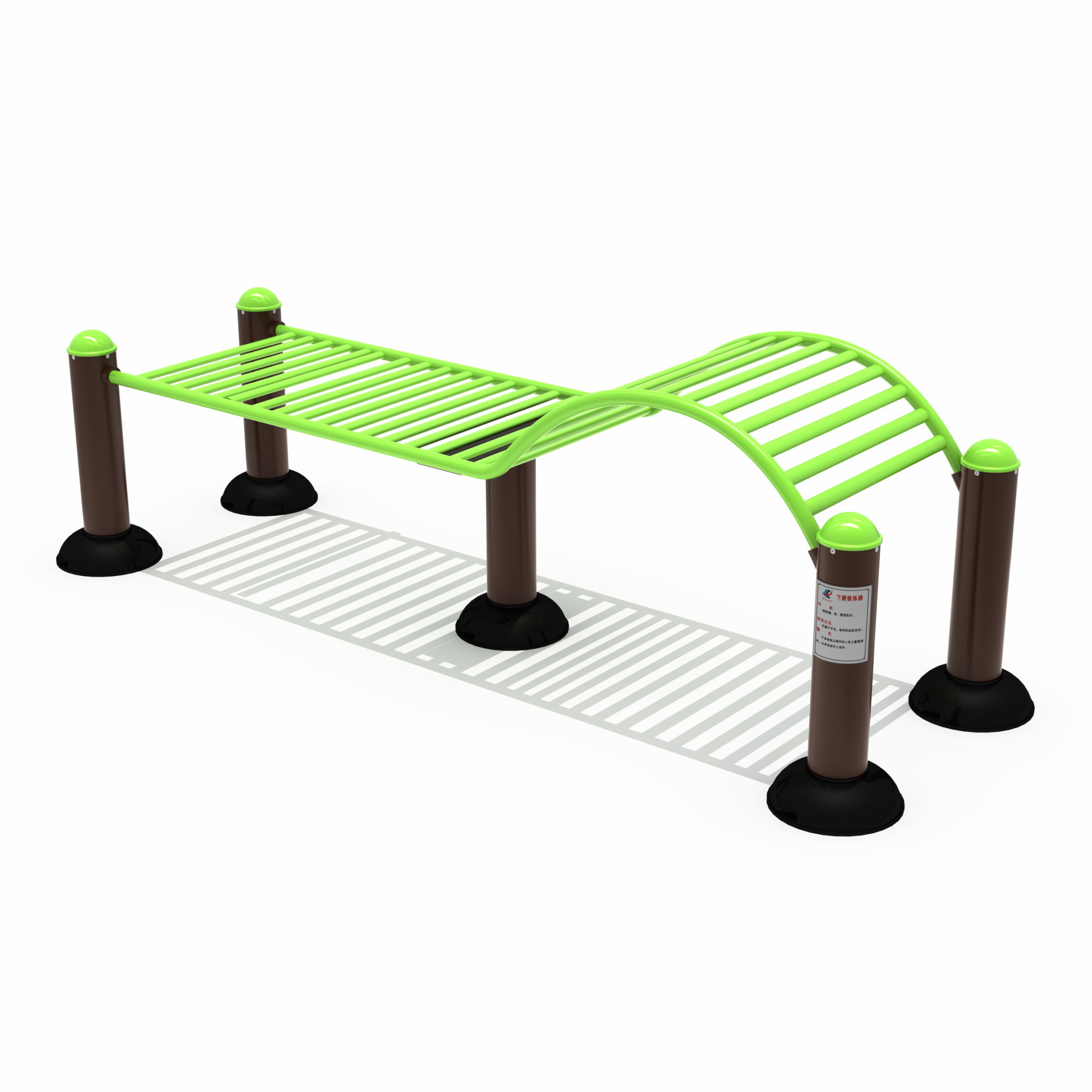 小區健身器材腰部鍛煉器