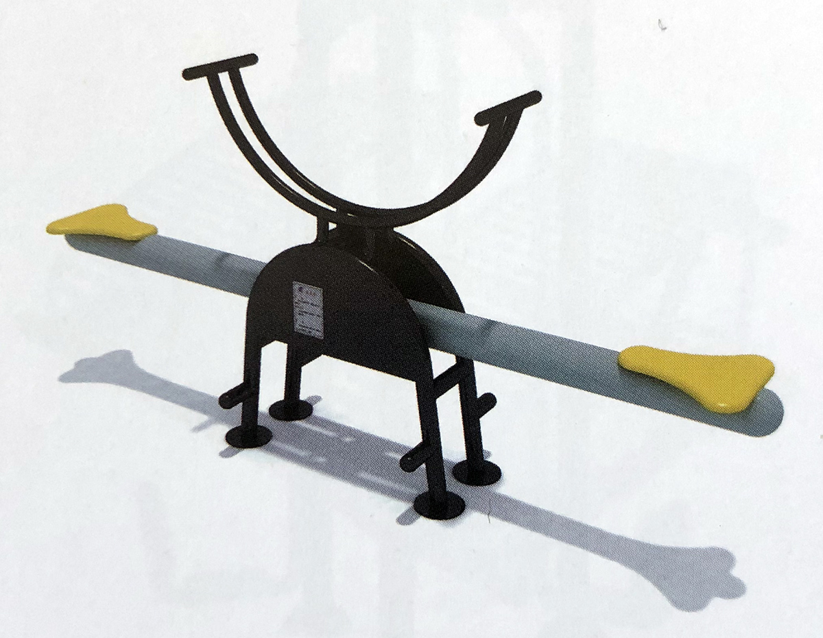 小區健身器材蹺蹺板