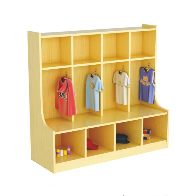 幼兒園實木衣帽柜 幼兒園實木衣帽柜